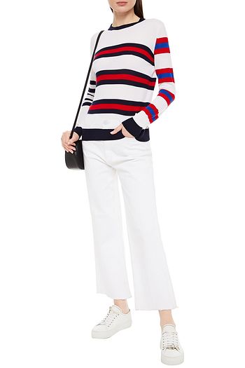 ÊTRE CÉCILE Striped merino wool sweater