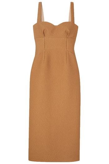 EMILIA WICKSTEAD Cloqué midi dress