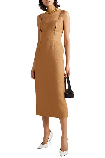 EMILIA WICKSTEAD Cloqué midi dress