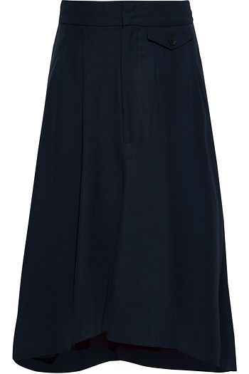 ISABEL MARANT Prisma asymmetric wool-blend twill skirt