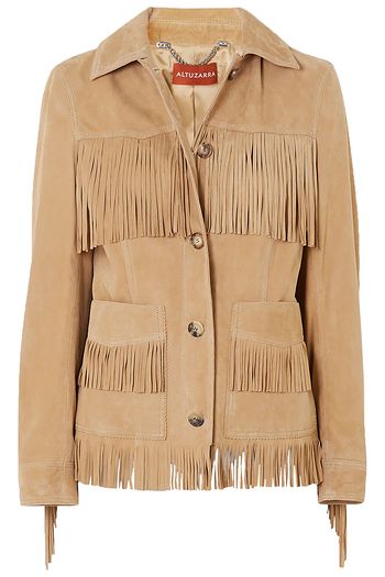ALTUZARRA Cumberland fringed suede jacket