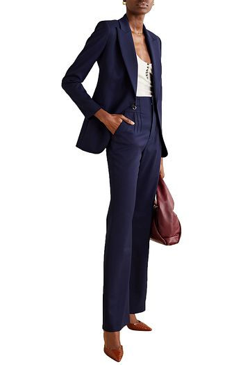 ALTUZARRA Irving belted wool-blend blazer