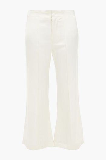 ISABEL MARANT Edrio satin kick-flare pants