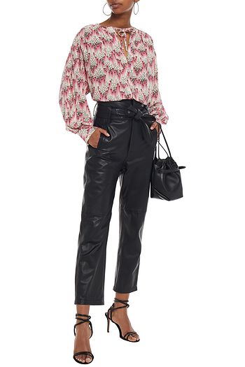ISABEL MARANT Amba printed silk-blend blouse