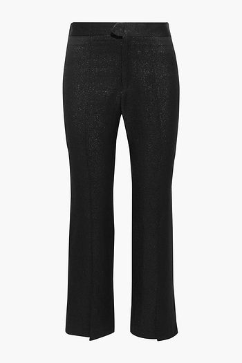 ISABEL MARANT Mateo metallic woven kick-flare pants