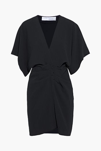 IRO Coudert pleated crepe mini dress