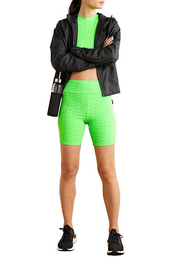 TWENTY MONTRÉAL Rothko 3D cropped stretch jacquard-knit top