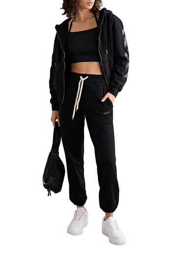 TWENTY MONTRÉAL Mackay cropped ribbed stretch-jersey top