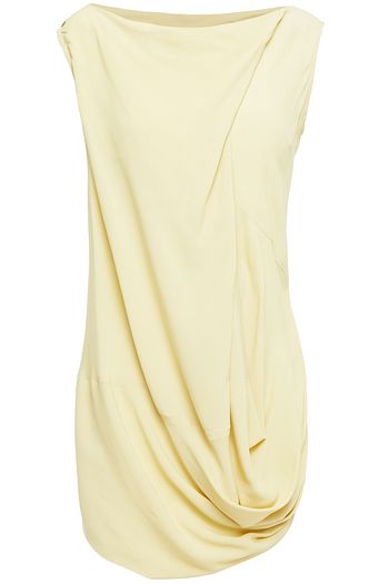 RICK OWENS Draped crepe top