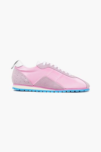 MM6 MAISON MARGIELA Perforierte Sneakers in Colour-Block-Optik mit Velourslederbesatz