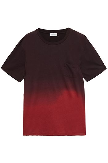 SAINT LAURENT Dégradé cotton-jersey T-shirt
