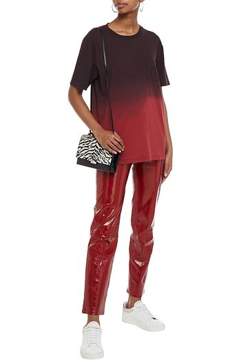SAINT LAURENT Dégradé cotton-jersey T-shirt