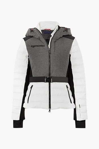 ERIN SNOW Kat color-block quilted merino wool-blend ski jacket