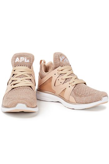 APL® ATHLETIC PROPULSION LABS Ascend TechLoom metallic mesh and rubber sneakers