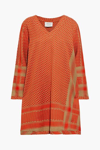 CECILIE COPENHAGEN 1 V cotton-jacquard mini dress