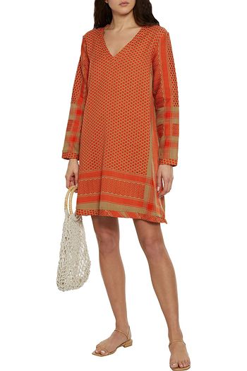 CECILIE COPENHAGEN 1 V cotton-jacquard mini dress