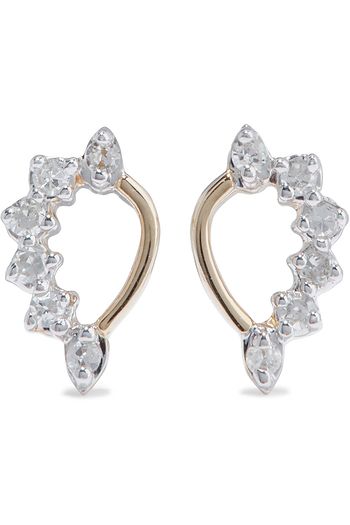 ADINA REYTER Ohrringe aus 14 KT. Gold mit Diamanten