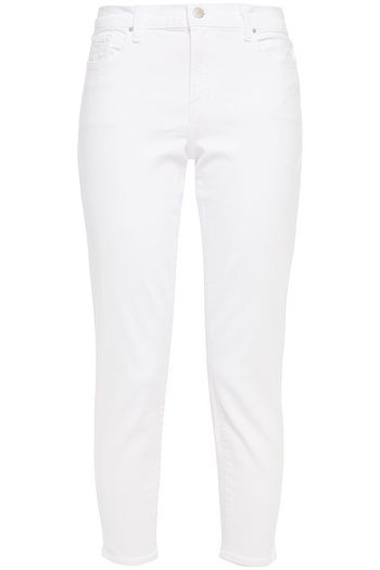 J BRAND Cropped mid-rise skinny jeans
