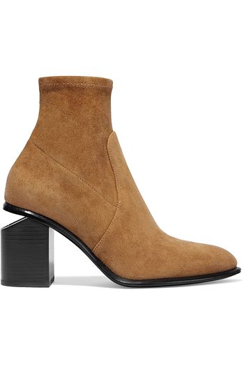 ALEXANDER WANG Anna stretch-suede sock boots