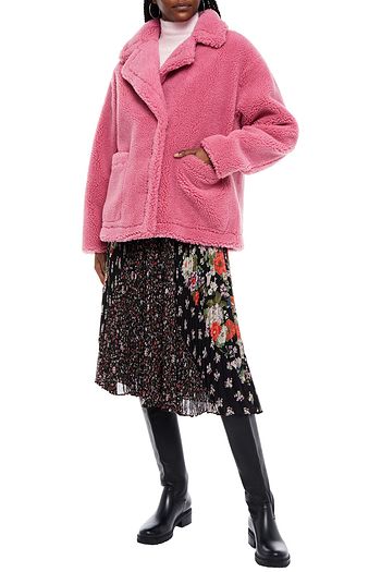 STAND STUDIO Marina faux shearling jacket