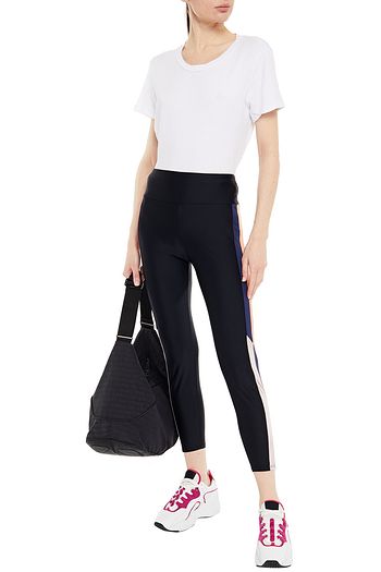 LANSTON SPORT Color-block stretch-jersey leggings