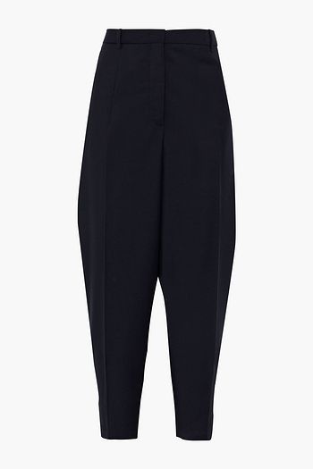 JIL SANDER Wool and mohair-blend tapered pants