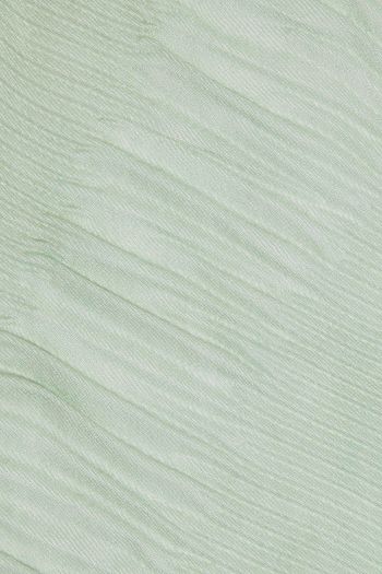 VALENTINO Plissé lace-paneled cashmere scarf