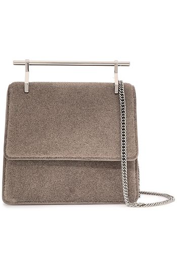 M2MALLETIER Mini Collectionneuse glittered leather shoulder bag