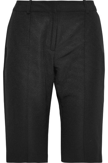 ADAM LIPPES Cotton and silk-blend faille shorts