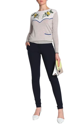 STELLA MCCARTNEY Cotton-blend skinny pants