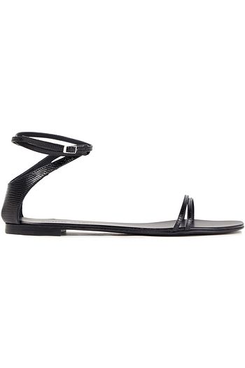 GIUSEPPE ZANOTTI Sandalen aus Leder mit Eidechseneffekt