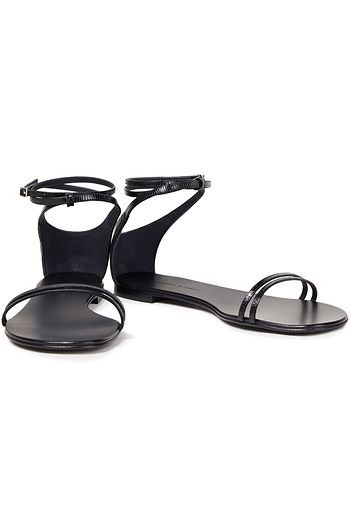 GIUSEPPE ZANOTTI Sandalen aus Leder mit Eidechseneffekt