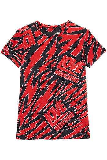 LOVE MOSCHINO Bedrucktes T-Shirt aus Baumwoll-Jersey