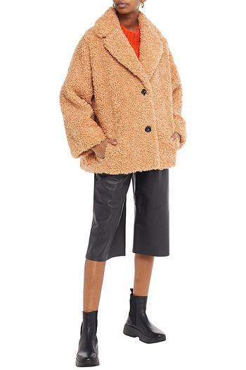 STAND STUDIO Merilyn oversized faux shearling jacket