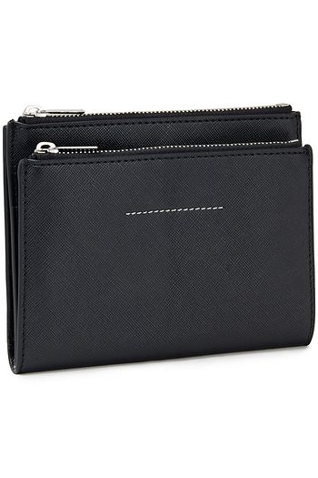 MM6 MAISON MARGIELA Logo-appliquéd faux leather wallet