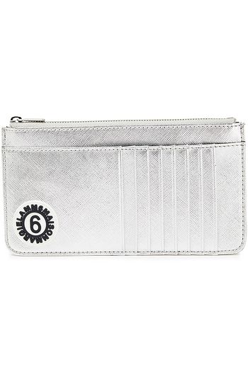MM6 MAISON MARGIELA Portemonnaie aus Metallic-Kunstleder