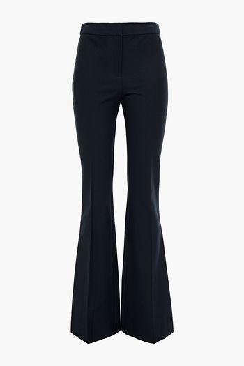 DEREK LAM 10 CROSBY Stretch-cotton twill flared pants