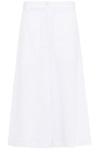 TIBI Plissé-woven culottes