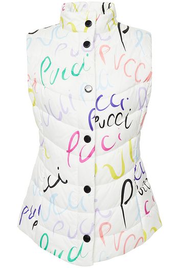 EMILIO PUCCI Printed quilted shell vest