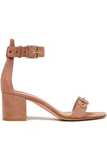 GIANVITO ROSSI Buckled suede sandals