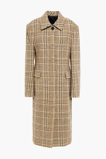LVIR Harris checked wool-tweed coat