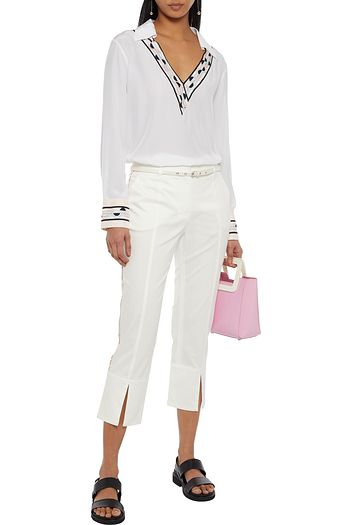 EMILIO PUCCI Printed silk crepe de chine blouse