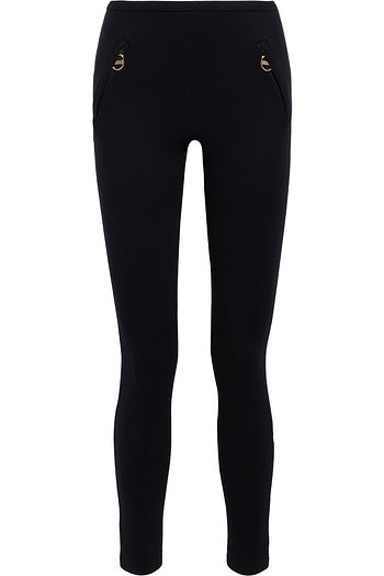 EMILIO PUCCI Zip-detailed stretch-ponte leggings