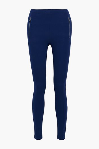 EMILIO PUCCI Zip-detailed stretch-ponte leggings
