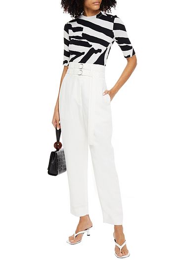 PROENZA SCHOULER Belted twill tapered pants