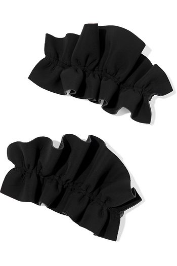 SERGIO ROSSI Extreme Ruffle neoprene appliqués