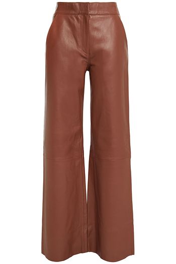 STAND STUDIO Leather wide-leg pants