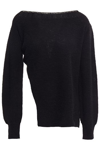 JAMES PERSE Ribbed cotton and linen-blend sweater