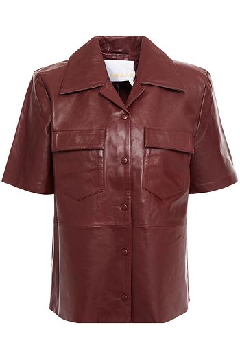 REMAIN BIRGER CHRISTENSEN Sienna leather shirt