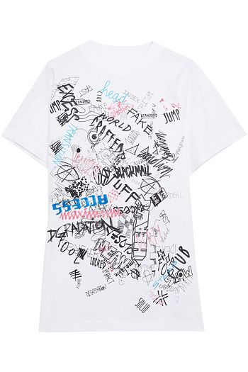 MAISON MARGIELA Printed cotton-jersey T-shirt